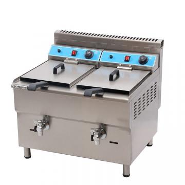 Astar Gas Deep Fryer Commercial Double Tank Fryers with Oil Filter for Sale